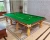 Import Good quality tournament size solid wood frame green cloth snooker table 10 ft 12 ft for sale from China