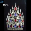 Gorgeous crystal wedding hair accessories for princess, jewelry Patriotic pageant crown