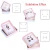 Import Gradient Pink Paper Jewelry Box Bracelet Necklace Ring Earring Box Handmde Kraft Wedding Gifts Packaging Box Jewelry Accessories from China