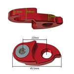 GUB Bike Rear Derailleurs Hanger, Bike Frame Tail Hook, CNC Alloy Bike Hanger Bicycle Derailleur Hanger
