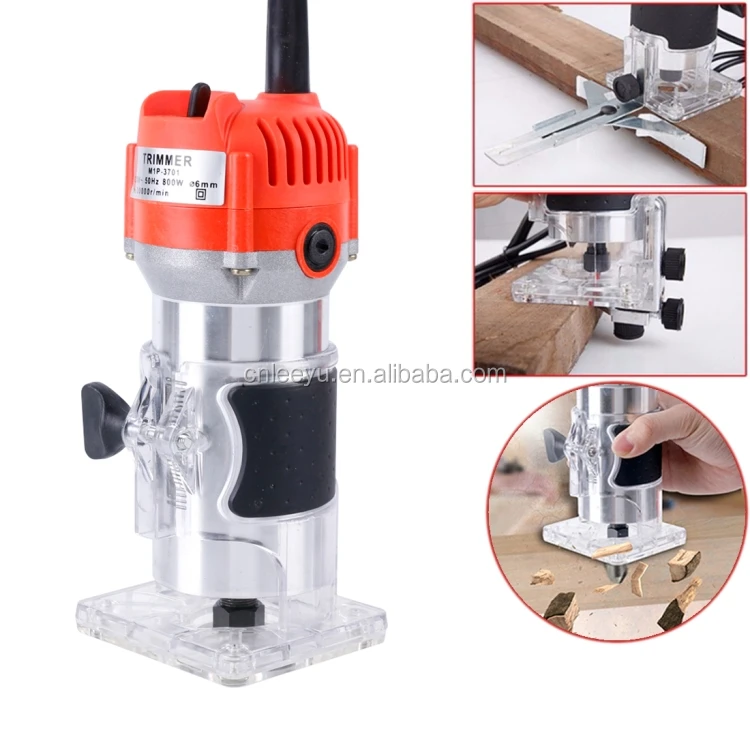 Hand Carving Machine Wood Trimming450W Electric Router ,Electric Trimmer Wood