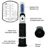 Hand Held Engine Fluid Glycol Point Refractometer With ATC Tester Tool Car Battery Antifreeze Freezing