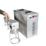 Hand Held Fiber Metal Stainless Steel Bar Qr Code Aluminum Iron Brass Titanium Copper Portable Laser Engraving Marking Machine