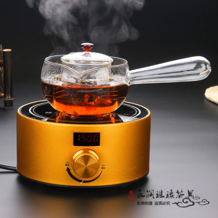 Hand Made Heat Resistant Borosilicate Glass Teapot Set