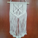 handmade cotton macrame wall hanging home bedroom decoration