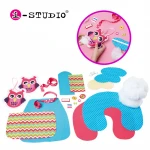 Handmade DIY  accessories portable complete  sewing kit craft toy for kids