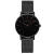 Import Hannah Martin CH36 Stainless Steel Mesh Band Japan Quartz Movement High Quality Waterproof Women IP Plating Black Ladies Watch from China