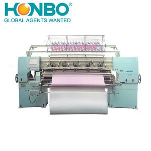 HB-128&#39;&#39;3 needle China Textile Quilting Machine Factory Direct Sale Multi-needle Quilting Machine