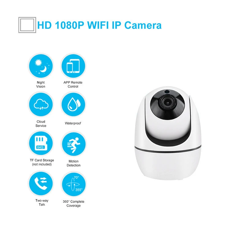 HD Smart Camera Baby Monitor 1080P P2P Motion Detection CCTV Wireless Camera Night Vision Indoor Infant Bebe Wifi IP Pet Camera