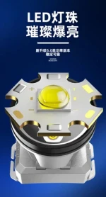 Headlamp Flashlight Ultra-Light Bright LED Rechargeable Headlight