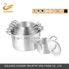 Heart shape 7pcs aluminum sanding casserole cooking pot