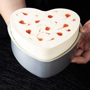 Heart Shaped 6 /8/10Removable Bottom Thicken Aluminum Alloy Chocolate Cake Pan Tin Baking Mould