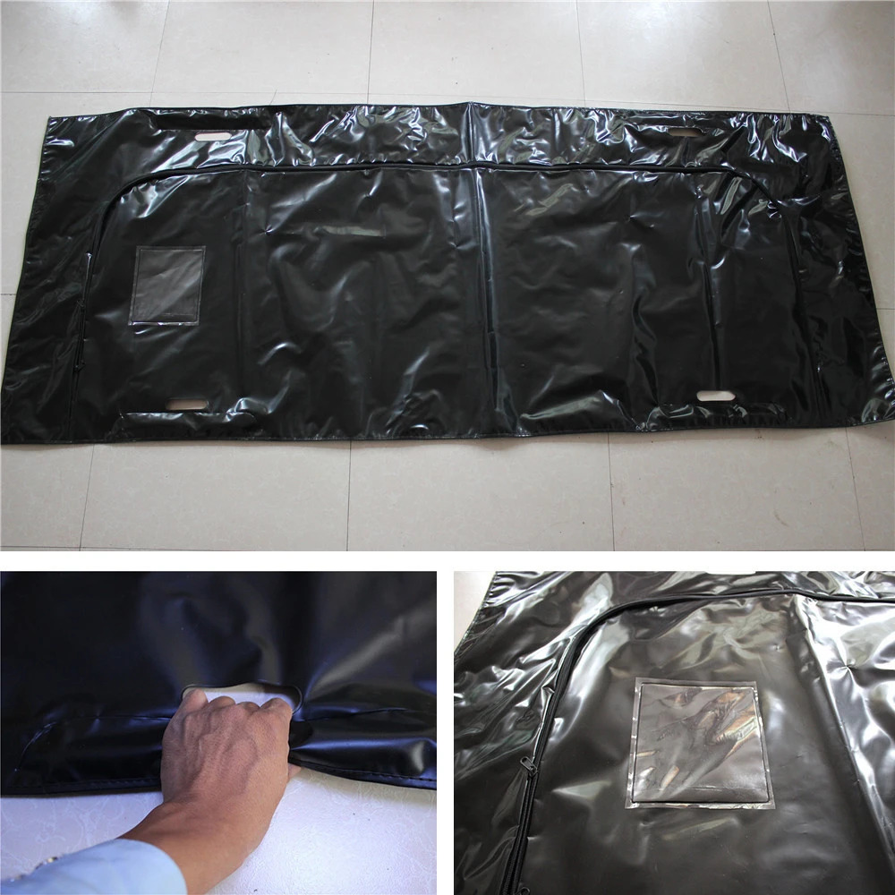 Heavy Duty Medical Funeral PVC Corpse Dead Body Bag For Cadaver