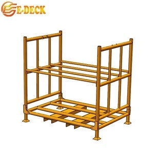 Heavy duty warehouse stackable cheap commercial movable metal portable storage solution bus tires rack type
