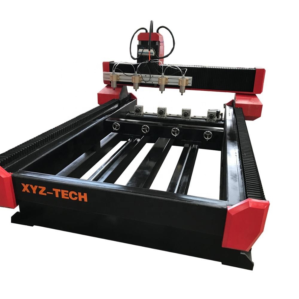 High efficiency Cheap Double table rotary axis woodwork cnc router cnc machine price in india