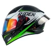 High End Lightweight Carbon Fiber Motorcycle Helmet Full Face with Double Mask Polka Dot Design for New Market