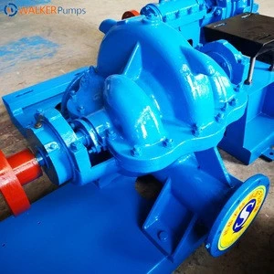 High Flow Rate High Lift Mining Irrigation 100M Horizontal Bombas De Agua Cast Iron Clear Water Double Suction Centrifugal Pump