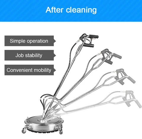 Buy High Pressure Surface Cleaner Quick Insert Stainless Steel Cleaning ...