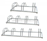 High Quality 5 Bike Standing Rack In Public , Galvanized Bicycle Parking Stand, Bike Bicycle Floor Parking Rack Storage Stand