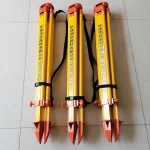 High Quality Adjustable Measuring Instruments Wooden Survey  Tripod Best Price Generic Aluminum Measuring Equipment Tripod