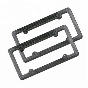 High quality and lower price customized cnc milling  part license plate frame