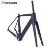 High quality carbon road bike frame design Ultralight carbon fibre racing bicycle frameset