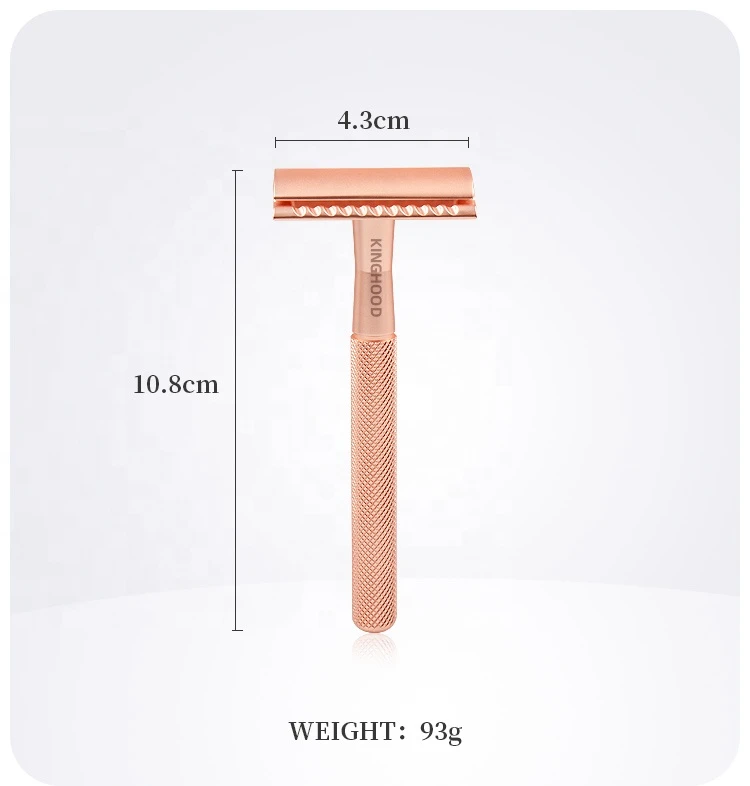 High Quality Closed Comb Black Stainless Steel Portable Safety Razor