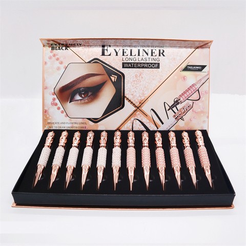 High Quality Eye Liner Pen Supplier Flawless Waterproof Cosmetics Products 24h Long Lasting Quick-Dry Black Liquid Eyeliner