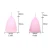 Import High Quality Female Period Cup Foldable Silicone Menstruation Cup from China