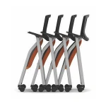 High Quality Folding Mesh Chair/Conference Office Chair/ Training Chair With Writing Pad For School