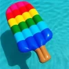 High Quality Inflatable Ice Cream maker Cone Toy Inflatable Pool Toys float swimming ring