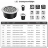 High Quality Ip67 Led Ground Light Waterproof Garden Lamp Outdoor Underground Buried Lamp Recessed Light Deck Lights AC100-240V