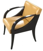 High quality leather dining chairs customized designer wooden dining room arm chair five star luxury hotel chair