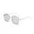 Import High Quality Light Transparent Sun Glasses Fashion Special Design Shades Metal Small Frame Square Sunglasses from China