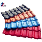 High Quality Longlifetime  ASA Coated PVC Spanish Synthetic Resin  Plastic Roof Tile