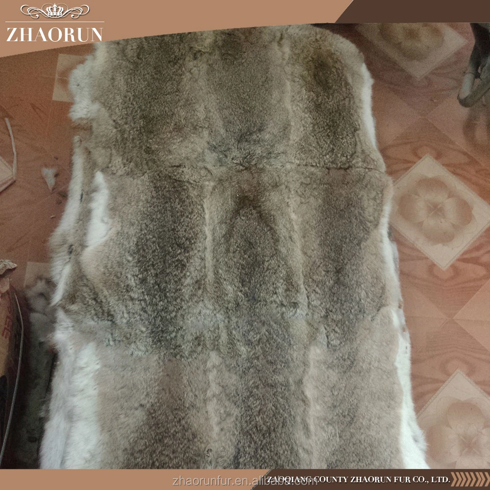 High Quality Natural Real Rabbit Fur Plate