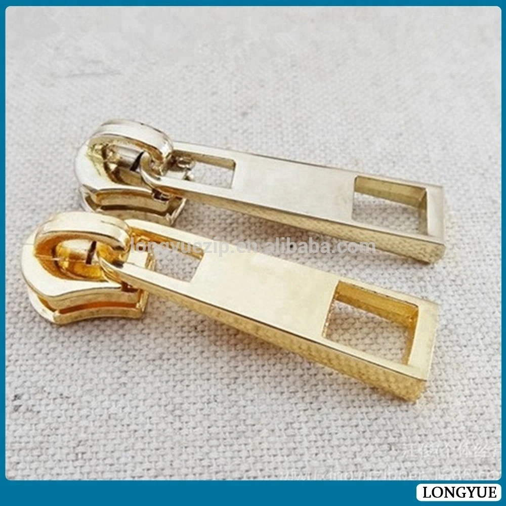 High quality non locking zipper sliders with fancy zip slider auto lock zip