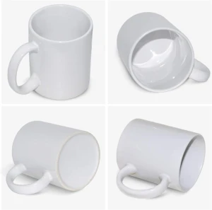 High Quality Plain Bulk Solid Color 11oz Cheap Price White Ceramic Coffee Mug