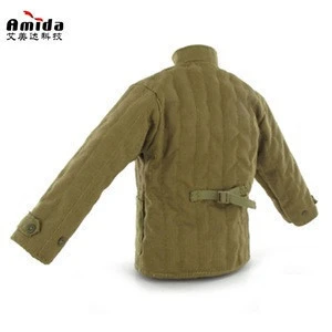 High Quality Plain Color Security Uniform Warm Men Winter Fur Jackets Army Uniforms Military Color Guard Uniforms