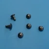 high quality shiny plain rivet with different finishing for leather garment