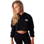 High quality wholesale 3d print slim fit woman cropped top gym hoodie