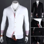 high quality wholesale mens white dress shirts,latest style men's dress shirt,men shirt embroidery design