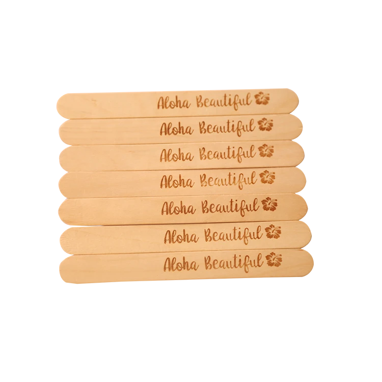 High quality wooden custom popsicle sticks