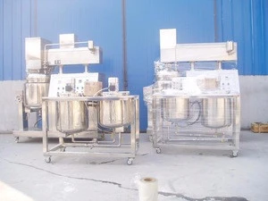 high speed Hydraulic Lifting homogenizer machine vacuum emulsifying mixer for shampoo body cream cosmetic Food Processing/mixer