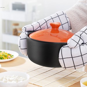 High temperature resistance easy to clean cookware pot ceramic soup pot casserole with several color