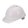 HiViz Orange Wide Brim V Protective Hard Hat PPE Construction Logo Printing Electrical Insulation High Quality ABS Safety Helmet