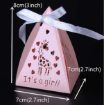Hollow out Chocolate Tool Box ,Gift Packing Box with Bowknot