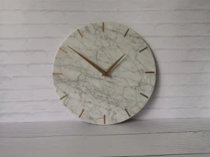 Home decoration marble wall clock