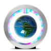 Home Office Desk Decoration Acrylic Magnetic Levitation Rotating World Globe With Light For Learning Education Teaching Demo