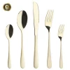 Homefavour PVD Titanium plated gold spoons, gold flatware, gold cutlery
